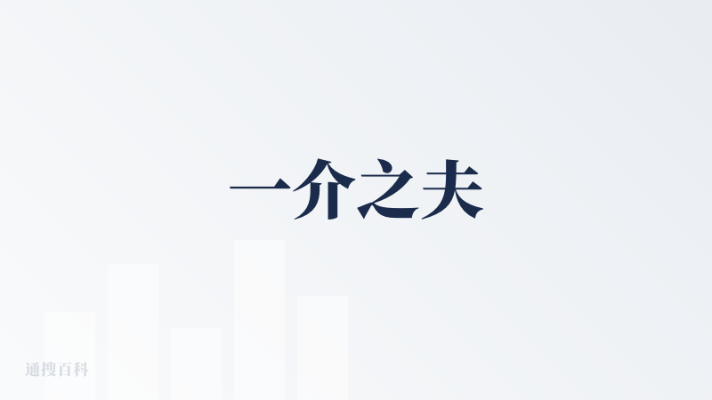一介之夫