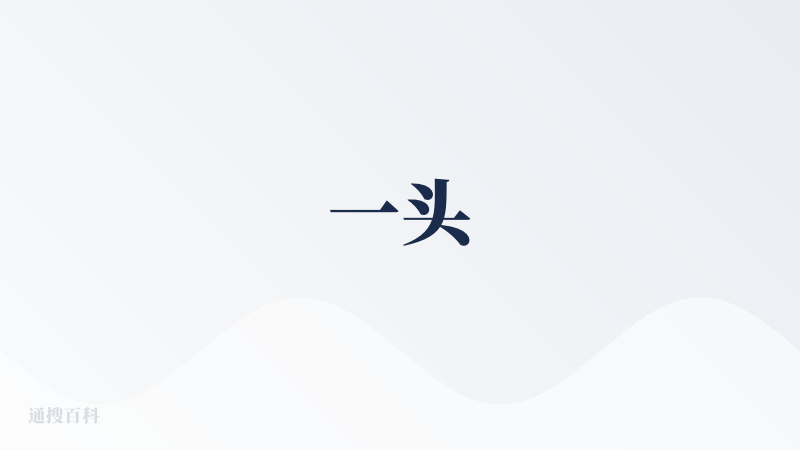 一头
