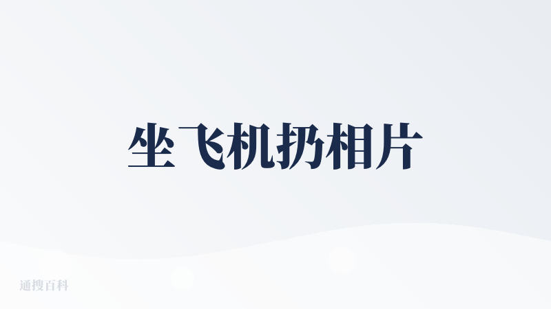 坐飞机扔相片